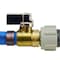 Apollo 1/2 in. PEX Barb x 1/2 in. Female Pipe Thread Brass Swivel Ball Valve APXFF1212S - alternate 3